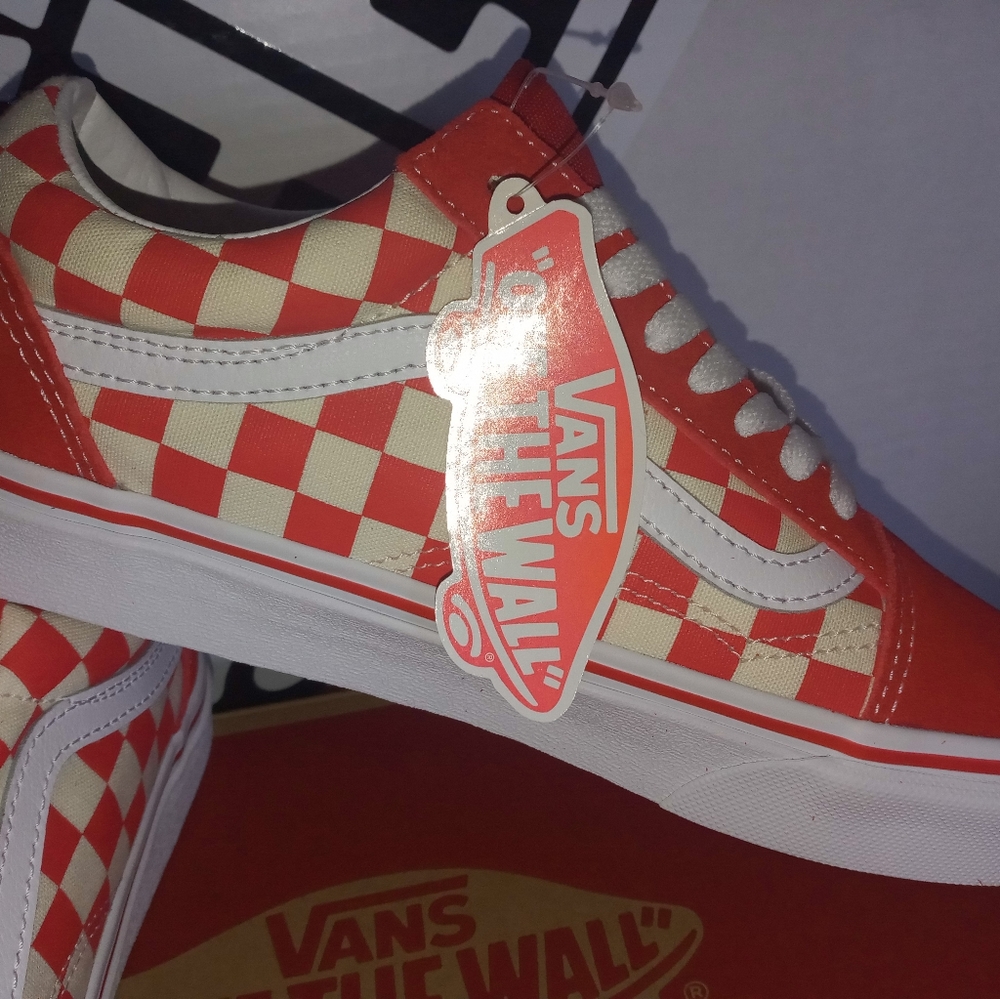 Vans Old Skool Primary Checkers Multiple Sizes - Picture 2 of 16